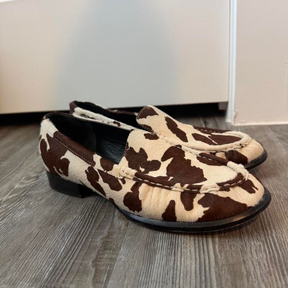 Vince Women's Cow Print Loafers